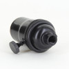 E-26 Single Turn Rotary Knob Socket with 1/8ips. Female Cap - Black Finish