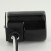 Black E-26 Porcelain Keyless Socket with 1/8ips. Side Outlet Bushing and 18in. Leads. Rated 660W 250V