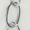 1/8in. Thick Oval Steel Chain Chrome Plated 36in.