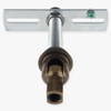 1/8ips. Female Bottom X 1/4ips. Female Top Antique Brass Finish 90 Degree Hang Straight Kit