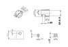 1/4ips Female White Plastic Strain Relief with Set Screw.