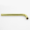 5in Long - 1/8ips Male Threaded 90 Degree Bent Arm - Unfinished Brass.