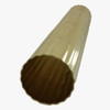 2in. Reeded Hard Unfinished Brass Tubing