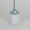 E-26 Porcelain Socket with 1/8ips. Cap and 48in. 200 Degree Teflon 18/1 Wire Leads