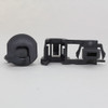 Black Flat 18/2 SPT-1 Cable Snap onto Lockit Faster Assembly for Double D mounting Holes.