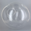 12in Diameter X 4in Fitter Egg Shaped Acrylic Ball - Clear.