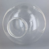 12in Diameter X 4in Fitter Egg Shaped Acrylic Ball - Clear.