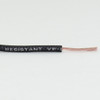 18/1 Single Conductor Gray Nylon Over Braid AWM 105 Degree Black Wire