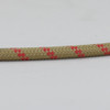 14/1 Cloth Covered - White 14 Gauge AWM Stranded Flexible Cord - Gold With Red Tracer