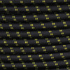 18/2 SVT-B Black/Yellow 2 Tic Tracer Pattern Nylon Fabric Cloth Covered Pendant And Table Lamp Wire