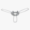 120mm. Diameter Triple Leg Spring Clip Shade Holder with 1/8ips  (7/16in) Slip Through Center Hole