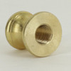 1/8ips Female Threaded Thru Turned Neck - Unfinished Brass