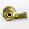 1/8ips - 2-1/4in Long Cast Brass Arm - Unfinished Brass