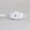 6ft. White 18/2 SPT-1 Cord Set with Molded Polarized Plug and Rotary Switch