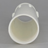 4in. Long X 7/8in. Wide Hard Plastic E-12 Base Candle Socket Cover - Candelabra - White Drip.