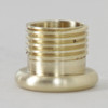 1/8ips. Male Threaded 7/16in Diameter Small Beaded Cord Inlet Bushing - Brass