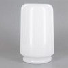 6in White Acrylic Cylinder with 3-1/4in Necked Fitter