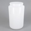 6in White Acrylic Cylinder with 3-1/4in Necked Fitter