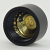 1/8ips - 1/2in x 5/16in Flat Cap Finial - Black