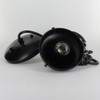 4in. Shade Holder Pendant Fitter Fixture with 15 ft Black 18/3 SVT Wire and Black Canopy - UL Listed.  Assembled in the USA
