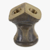 Cast Brass Y Body with 1/8ips Female Threaded Holes - Unfinished Brass