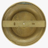 120mm (4.72in) Diameter Cast Brass Screwless Face Mount Cove Beaded Canopy/Backplate - Unfinished Brass