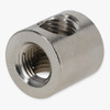 1/4ips Threaded - 7/8in Diameter Tee Fitting Straight  Armback - Polished Nickel