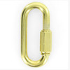 5/16in.(8mm)Thick Steel Quicklink - Brass Plated Finish