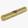 3 inch Long Solid Drop Ceiling Mount - Unfinished Brass
