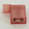 Female Angle 22-16 Gauge Wire Red Fully Insulated Quick Slide Flag Terminal