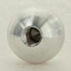 1-1/4in. Diameter Ball - 1/8ips Tapped Blind Hole - Unfinished Aluminum