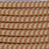 12ft. Long 18/2 SPT-2-B Metallic Gold/Metallic Copper Houndstooth Cloth Braided Wire Lamp Cord Set with Decorative Plug. (10FT BRAIDED 2FT BARE 1-1/2 SPLIT 3/4 STRIPPED W/ TIPS SOLDERED).