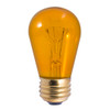 11W Amber Indicator E-26 Base S14 Style Bulb