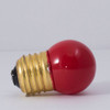 7W Red Indicator E-26 Base S11 Style Bulb