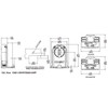 T8 or T12 - Turn-Type Lampholder - Medium Bi-Pin Socket Shunted - For Instant Start Ballasts - Medium Profile - Snap In Mount - Leviton 23661-SWP