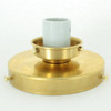 2-1/4in. Fitter Semi-Flush Ceiling Fixture - Unfinished Brass