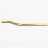 12in Long - 1/8ips Female Threaded Unfinished Brass Figurine Lamp Pipe Stem with 3in Offset.