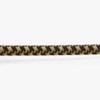 18/2 SPT1-B Corn Silk/Mahogany Hounds Tooth Nylon Fabric Cloth Covered Lamp and Lighting Wire.