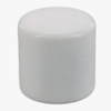 8/32 UNC - 5/16in X 5/16in Cylinder Finial - White Finish