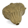1/8ips Slip Cast Brass Fan Canopy - Unfinished Brass