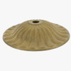 4in Diameter Cast Brass Ribbed Cup / Bobesche