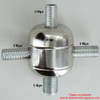 2 X 1/8ips. Side Holes - 1/4ips Bottom - Large Cluster Body - Nickel Plated