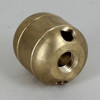 2 X 1/8ips. Side Holes - 45-Degree - 1/4ips Bottom -  Large Cluster Body - Unfinished Brass