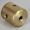 4 X 1/8ips. Side Holes - 1/4ips Bottom - Large Modern Cluster Body - Unfinished Brass