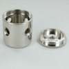 4 X 1/4ips. Side Holes - 1/4ips Bottom - Large Modern Cluster Body - Nickel Plated