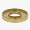 1-1/8in. x 1/4ips Threaded Straight Edge Turned Brass Check Ring