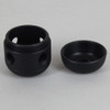 4 X 1/8ips. Side Holes - 1/4ips Bottom - Large Cluster Body - Black Powder Coated Finish