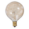 40W - 120V  Amber Marble G-16 Globe E-12 Base Bulb