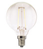 4.5W Led = 40W Incandescent E-12 Base Clear G16 Globe Bulb