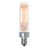 2.5W Tube T-6 120V E12 Candelabra Screw Base Clear 2200K LED Filament Decorative Light Bulb